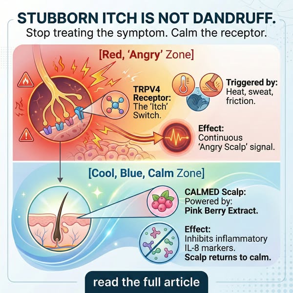 UpCircle ad: Not Dandruff? It’s Inflammation 😱