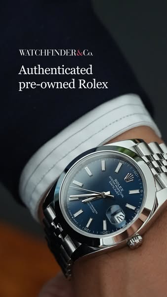 Watchfinder ad: Authenticated Rolex