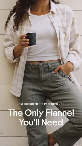 Free Fly Apparel ad: The Seawool Oversized Flannel