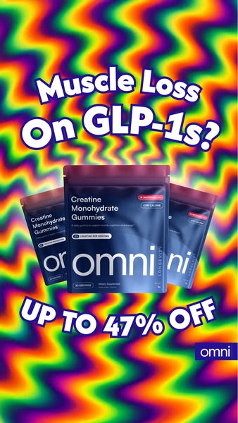 OMNI Longevity ad: Real Creatine - 47% OFF TODAY 👉