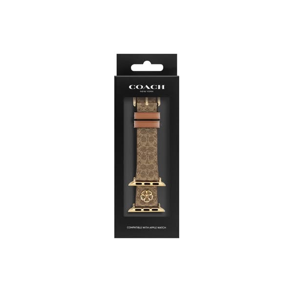 Beaverbrooks the Jewellers ad: Coach Leather Apple Watch Strap