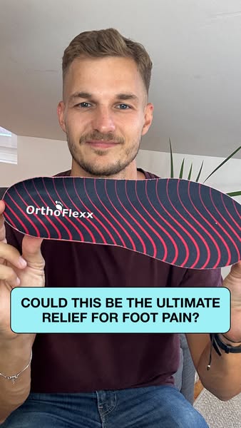 OrthoFlexx ad: Insoles For Alignment And Stability