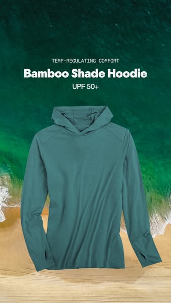 Free Fly Apparel ad: THE BAMBOO SHADE HOODIE