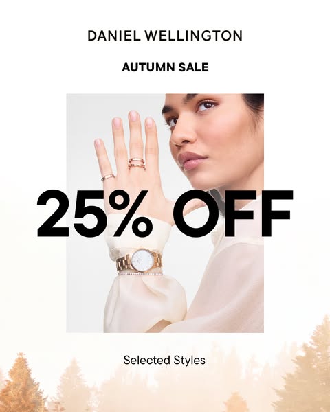 Daniel Wellington ad: A New Season, A New Look