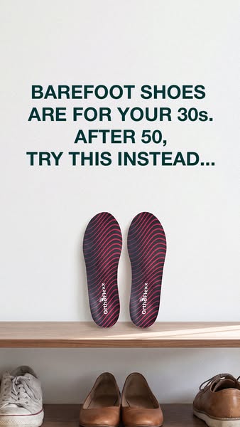 OrthoFlexx ad: Insoles For Alignment And Stability