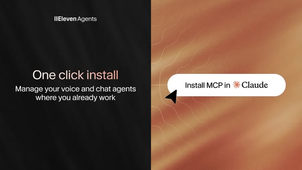 ElevenLabs ad: Build agents in plain language