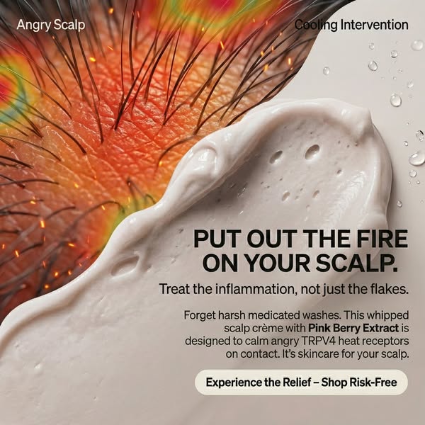 UpCircle ad: Not Dandruff? It’s Inflammation 😱