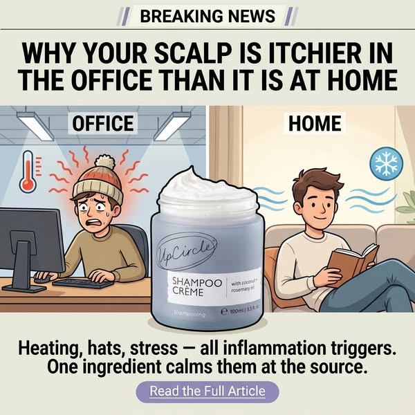 UpCircle ad: Not Dandruff? It’s Inflammation 😱