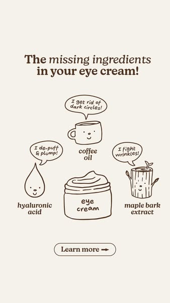 UpCircle ad: "My dark circles are gone for good"☕✨
