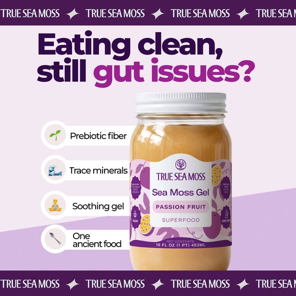 True Sea Moss Health ad: Nature's Finest Superfood: Up to 40% Off + Free Gift
