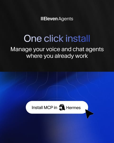 ElevenLabs ad: Build agents in plain language