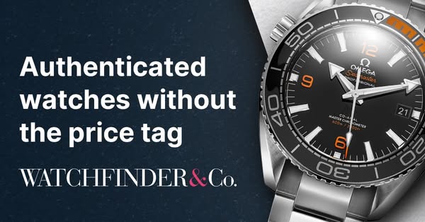 Watchfinder ad: Save on Luxury Watches