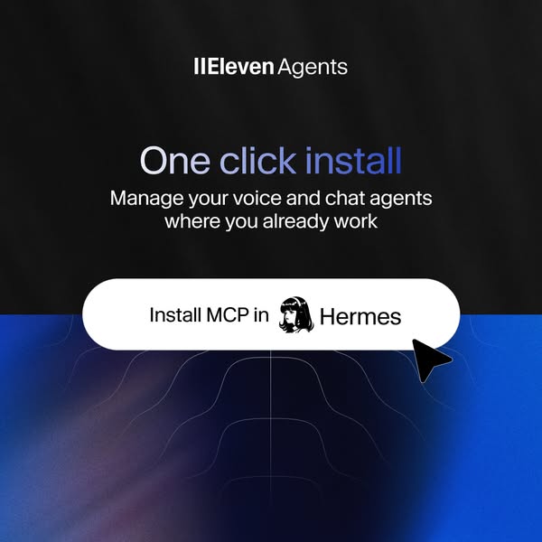 ElevenLabs ad: Build agents in plain language