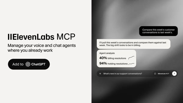 ElevenLabs ad: Build agents in plain language