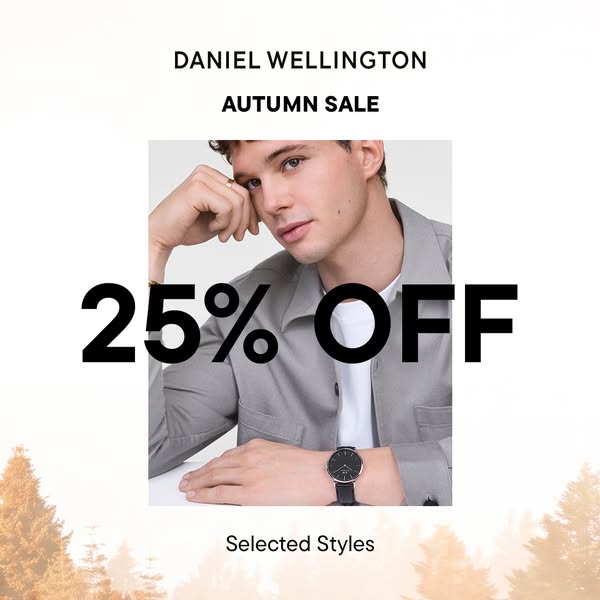 Daniel Wellington ad: A New Season, A New Look