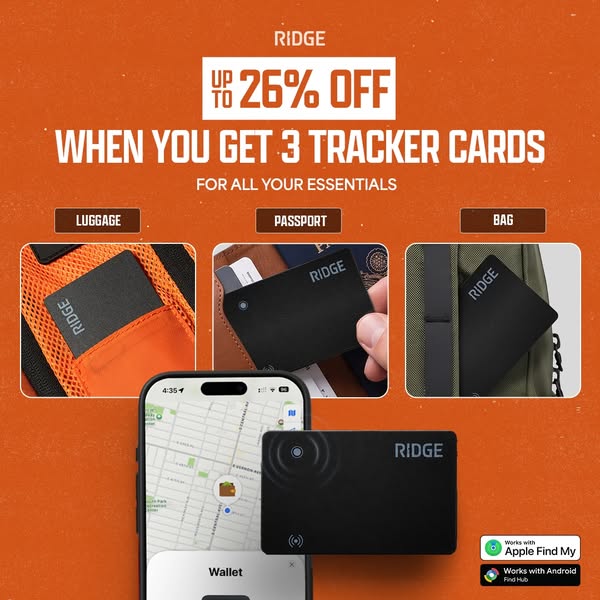 The Ridge ad: TWO NETWORKS, ONE CARD
