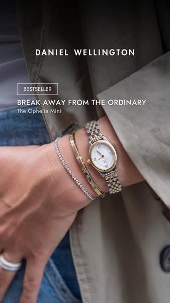 Daniel Wellington ad: The Ophelia Mini