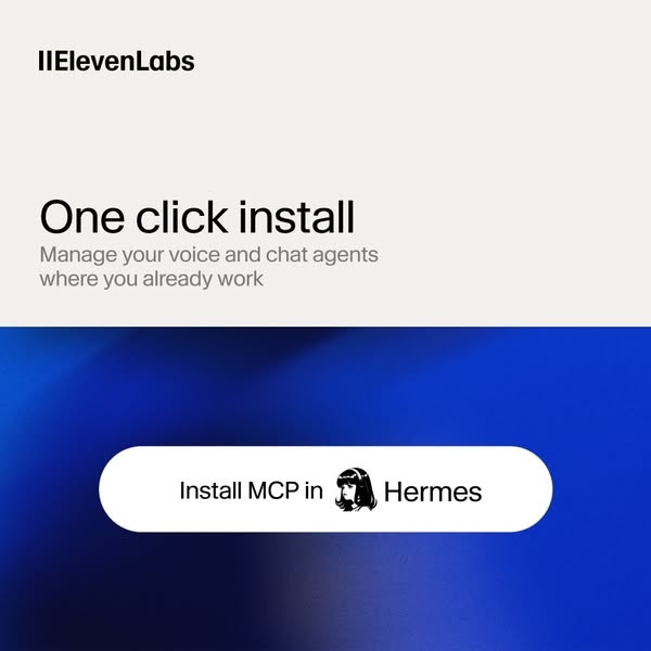 ElevenLabs ad: Build agents in plain language