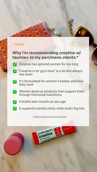 mindbodygreen ad: My secret to lean muscles* 🤫⬇️