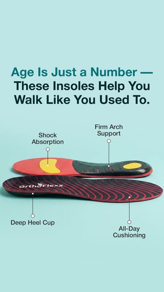 OrthoFlexx ad: Insoles For Alignment And Stability