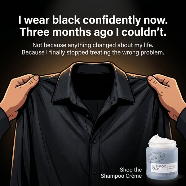 UpCircle ad: Not Dandruff? It’s Inflammation 😱