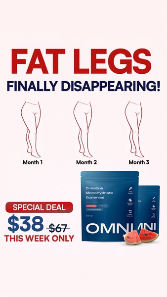 OMNI Longevity ad: Creatine Made Delicious 🍉 🍑