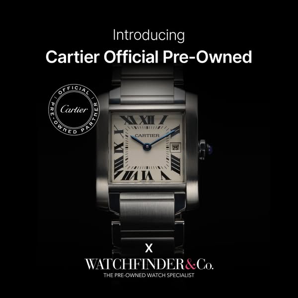 Watchfinder ad: Cartier Official Pre-Owned