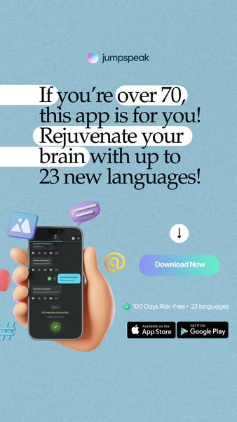 Jumpspeak ad: From Zero To Bilingual In 90 Days.