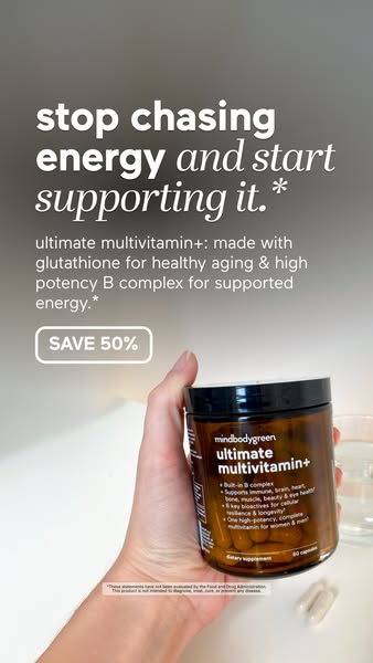 mindbodygreen ad: ultimate multivitamin+ by mindbodygreen