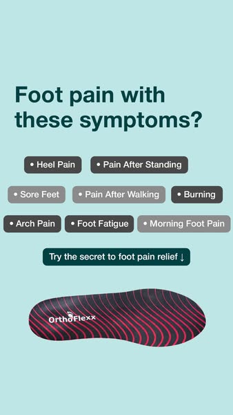 OrthoFlexx ad: Insoles For Alignment And Stability