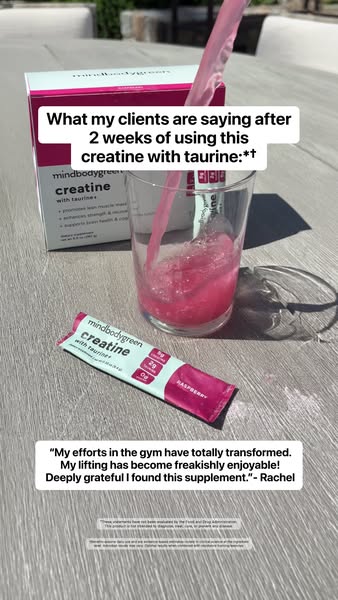 mindbodygreen ad: My secret to lean muscles* 🤫⬇️