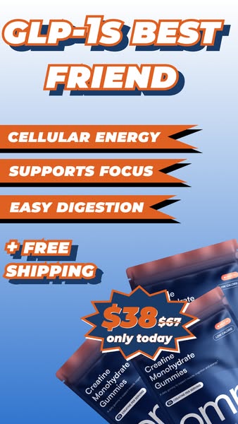 OMNI Longevity ad: Creatine Made Delicious 🍉 🍑