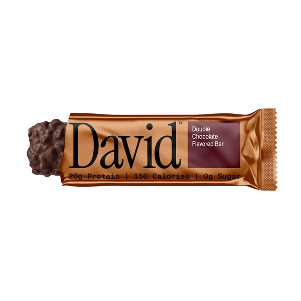 David Protein ad: Free shipping on your first order.