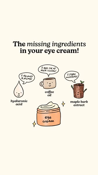 UpCircle ad: "My dark circles are gone for good"☕✨