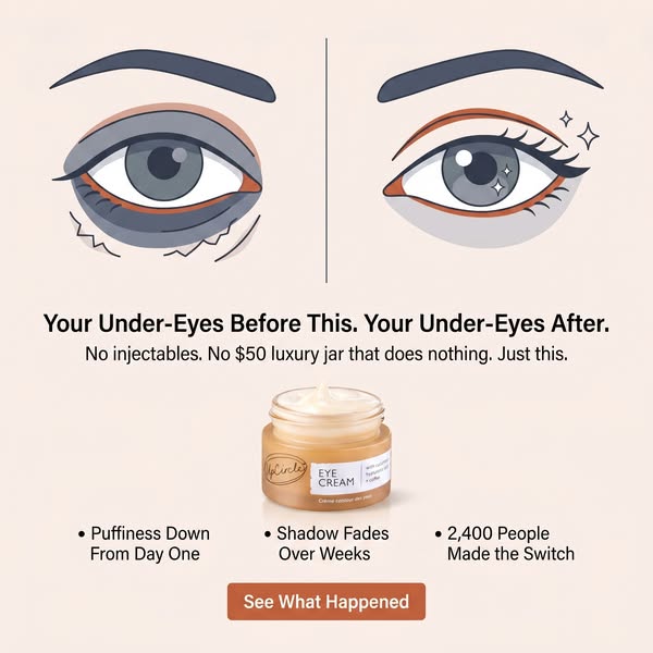 UpCircle ad: "My dark circles are gone for good"☕✨