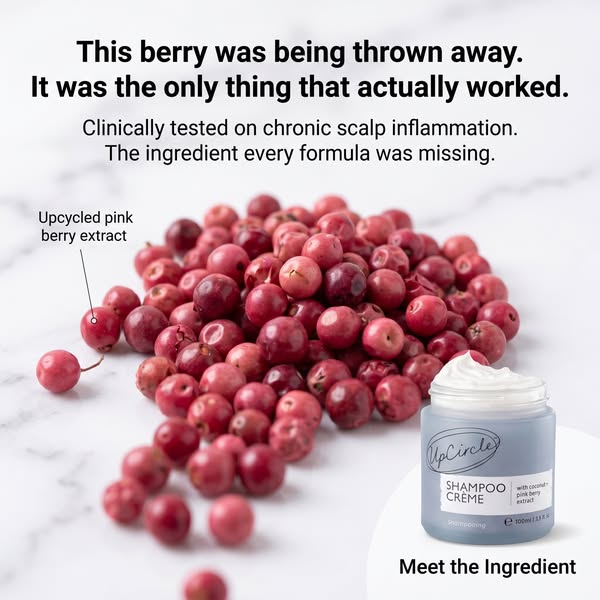 UpCircle ad: Not Dandruff? It’s Inflammation 😱