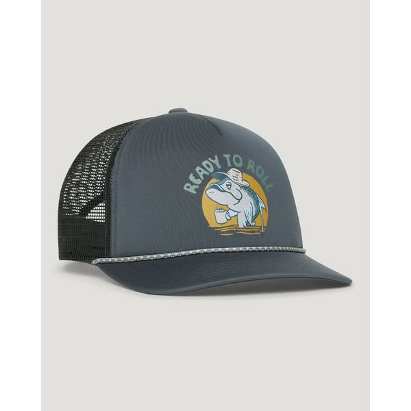 Free Fly Apparel ad: Morning Person Foam Trucker Hat - Storm Cloud