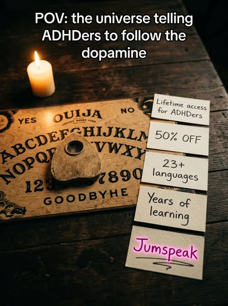 Jumpspeak ad: From Zero To Bilingual In 90 Days.
