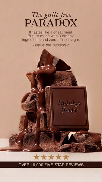 The Conscious Bar ad: Chocolate will never be the same again..