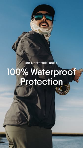Free Fly Apparel ad: The Cloudshield Rain Jacket