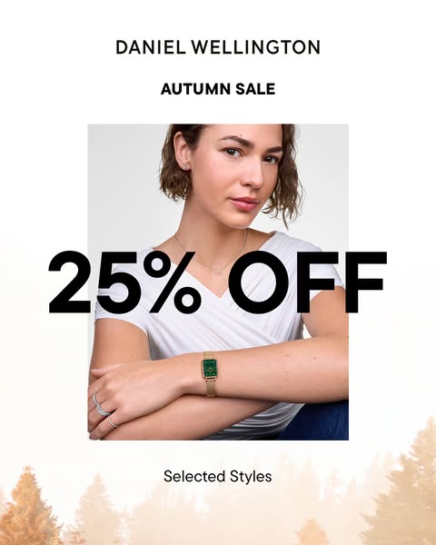Daniel Wellington ad: A New Season, A New Look