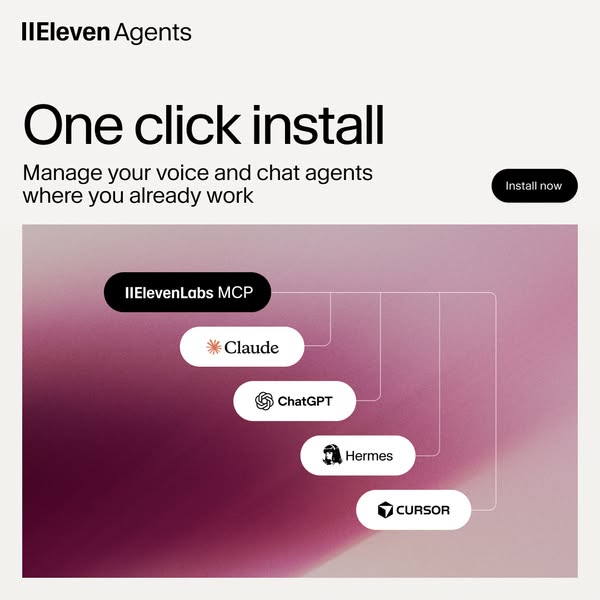 ElevenLabs ad: Build agents in plain language