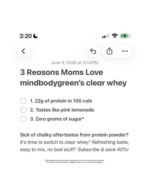 mindbodygreen ad: Light, refreshing, and packed with 22g of grass-fed protein.*