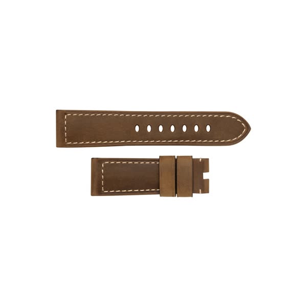 Beaverbrooks the Jewellers ad: Panerai 24mm Dark Brown Leather Watch Strap