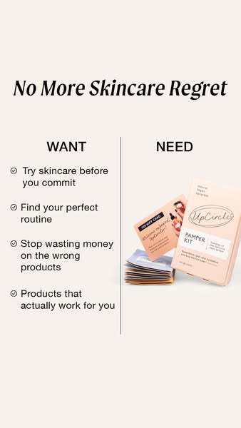 UpCircle ad: Try it before you buy the full size 👉