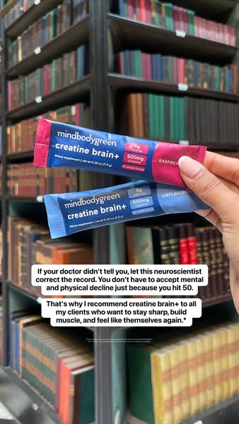mindbodygreen ad: 🧠 Support your brain for life with creatine backed by science 🧬*