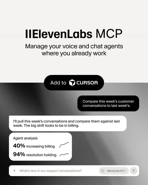 ElevenLabs ad: Build agents in plain language