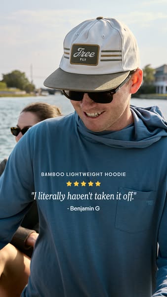 Free Fly Apparel ad: The Sun Hoodie Lineup