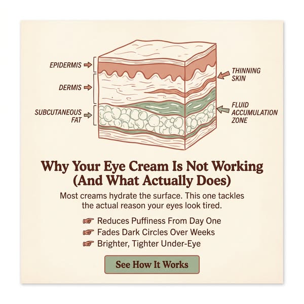 UpCircle ad: "My dark circles are gone for good"☕✨