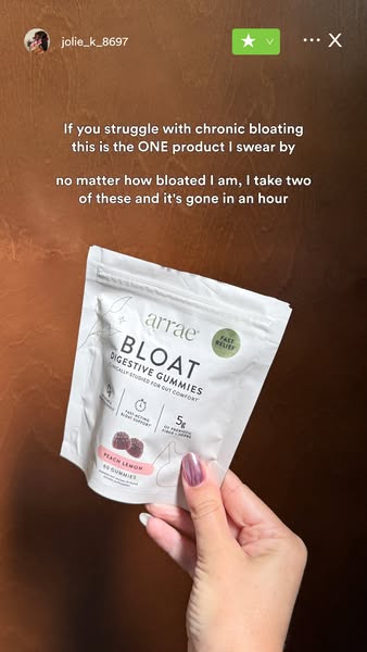 Arrae ad: The Viral Debloat Capsules, Now in Delicious Gummies🍑